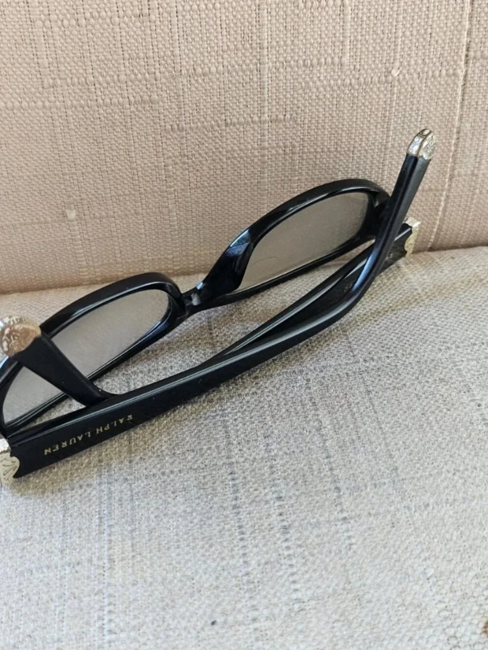 Vintage Ralph Lauren Glasses Frame Black Eyeglasses RL6108 5001 Eyewear Frame